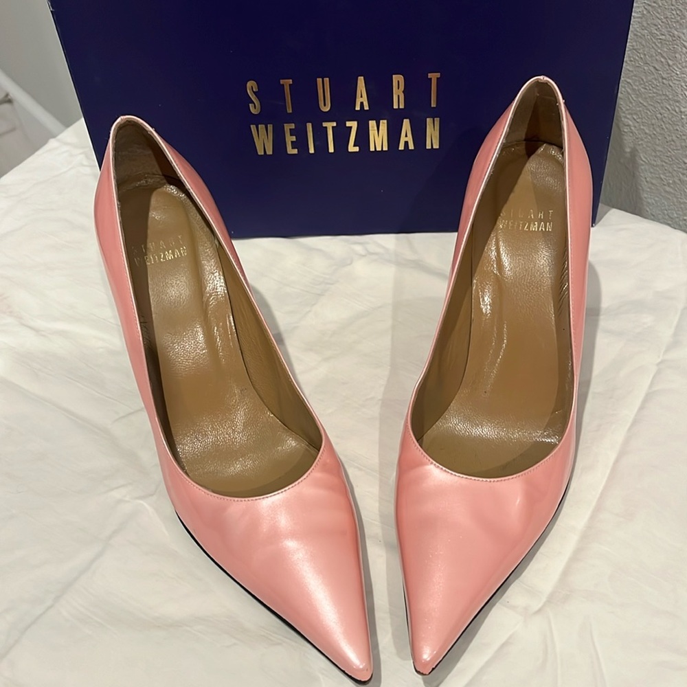 Stuart Weitzman Sensual Petunia Quasar Pumps Size 7.5 - Heel 4 inches